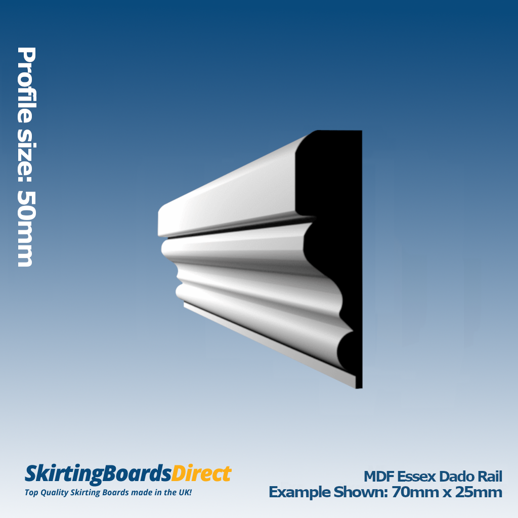 MDF Essex Dado Rail