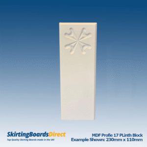 MDF Profile 17 Plinth Blocks