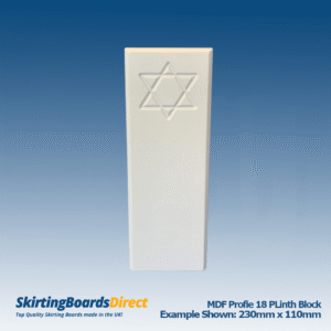 MDF Profile 18 Plinth Blocks