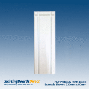 MDF Profile 22 Plinth Blocks