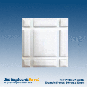 MDF Profile 22 Rosette