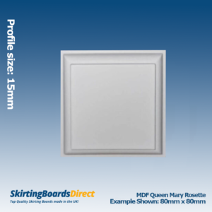MDF Queen Mary Rosette
