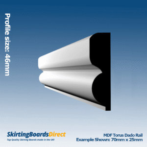 MDF Torus Dado Rail