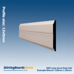 MDF Large Ascot Dado Rail