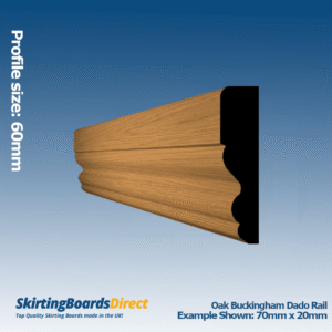 Oak Buckingham Dado Rail