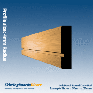 Oak Rebate 1 Dado Rail