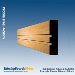 Oak Rebate 2 Dado Rail
