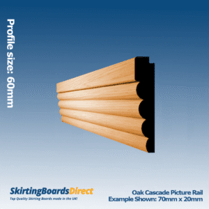 Oak Cascade Picture Rail