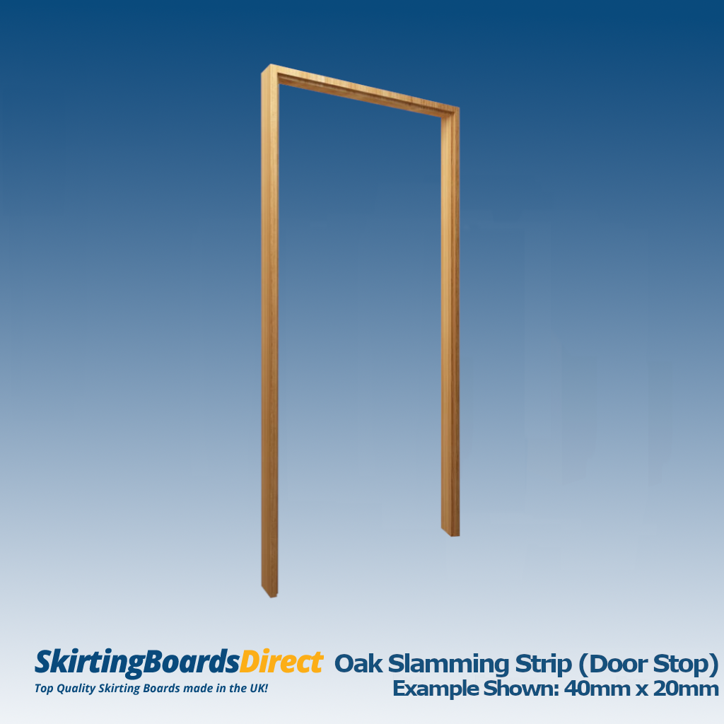 Oak Slamming Strip (Door Stop)