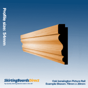 Oak Kensington Picture Rail