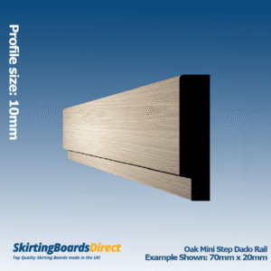 Oak Mini Step Dado Rail