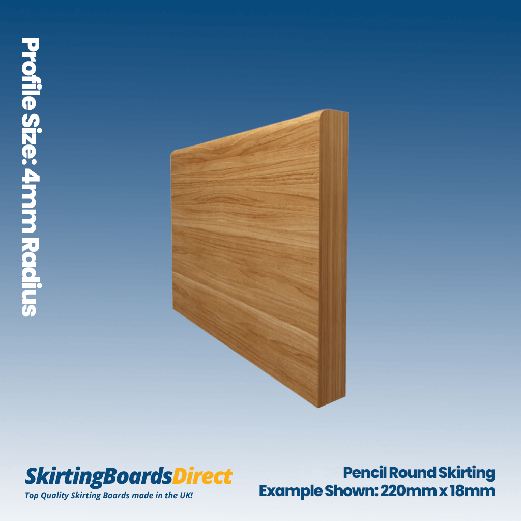 Oak Pencil Round Skirting Boards