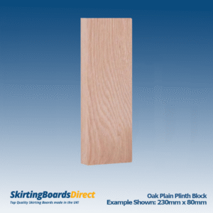 Oak Plinth Block