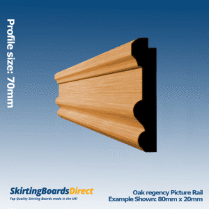 Oak Regency Picture Rail