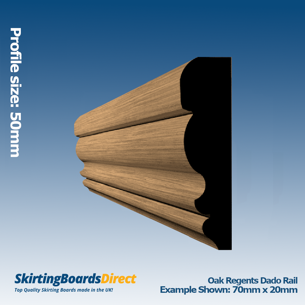 Oak Regent's Park Dado Rail