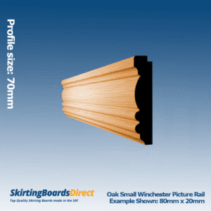 Oak Small Winchester Picture Rail