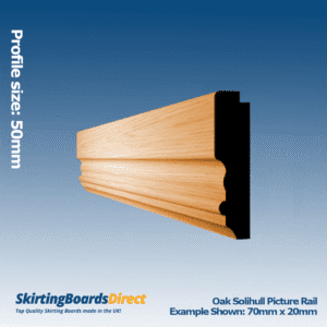 Oak Solihull Picture Rail