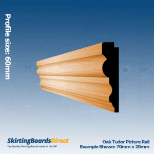 Oak Tudor Picture Rail