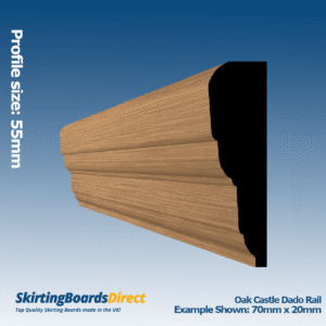 Oak Castle Dado Rail
