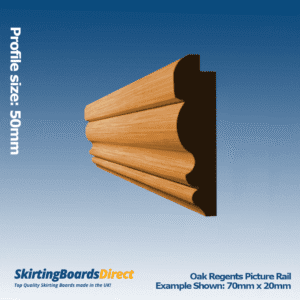 Oak Regent's Park Picture Rail