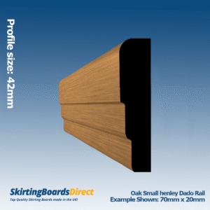 Oak Small Henley Dado Rail