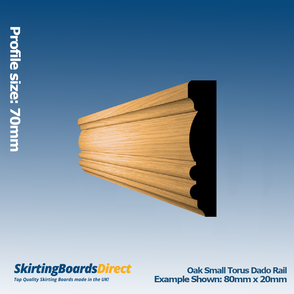 Oak Small Winchester Dado Rail