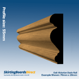 Oak Victorian Dado Rail