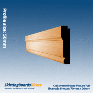 Oak Westminster Picture Rail