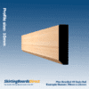Pine Bevelled 45 Dado Rail