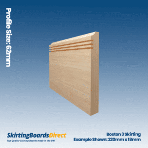Pine Boston 3 Skirting Boards