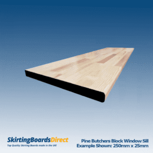 Pine Butchers Block Window Sills