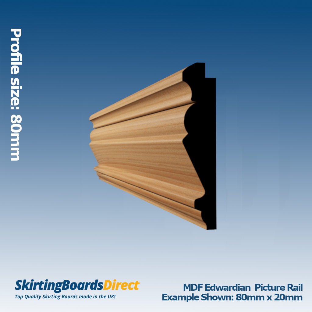 Pine Edwardian Picture Rail