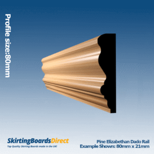 Pine Elizabethan Dado Rail