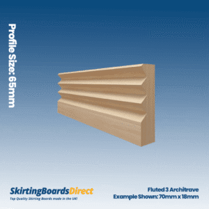 Pine Fluted 3 Architrave