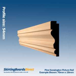 Pine Kensington Picture Rail