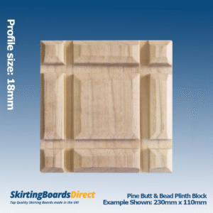 Pine Profile 21 Bevelled Rosette