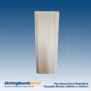 Pine Queen Mary Plinth Block