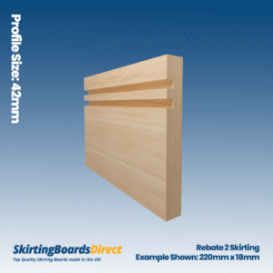 Pine Rebate 2 Skirting Boards