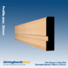 Pine Recess 1 Dado Rail