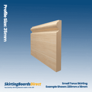 Pine Small Torus Skirting Boards
