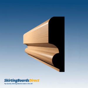 Pine Small Torus Dado Rail