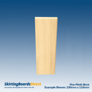 Pine Plinth Block