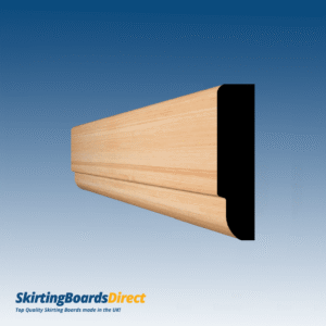 Pine Step Bullnose Dado Rail