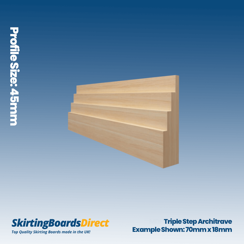 Pine Triple Step Architrave