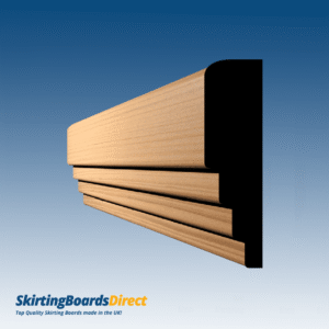Pine Triple Step Dado Rail