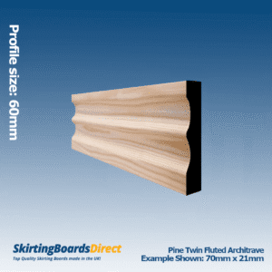 Pine Twin Fluted Architrave