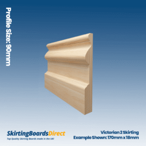 Pine Victorian 2 Skirting Boards