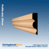 Pine Antique Dado Rail