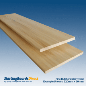 Pine Butchers Block Stair Treads