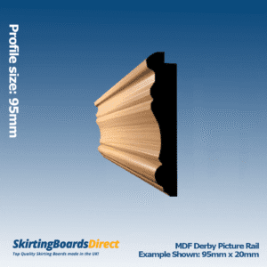 Pine Derby Picture Rail